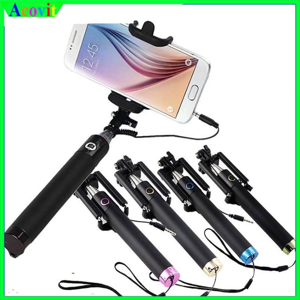 Gậy chụp ảnh tự sướng gập gọn đầu version 3.5 Acovit
