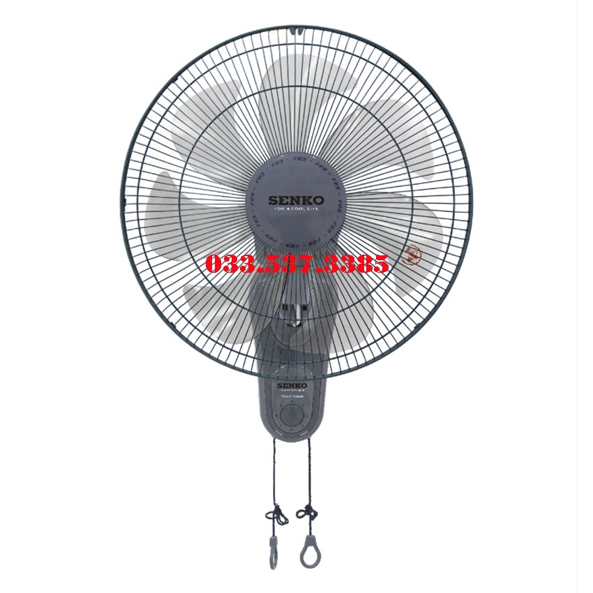 Quạt treo tường điện cơ, máy quạt senko 1620 (7 cánh)
