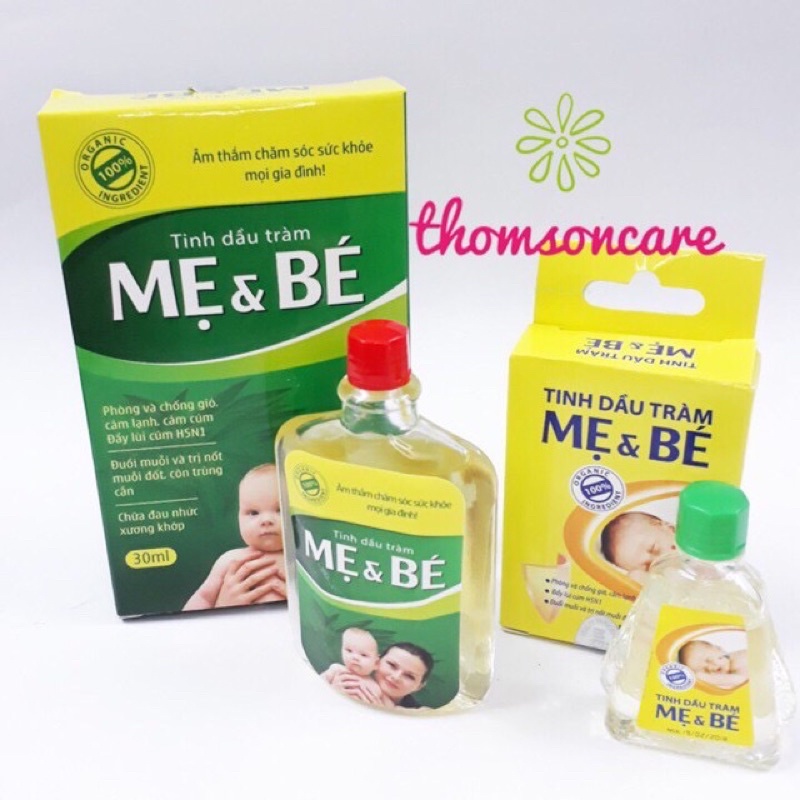 Tinh dầu tràm mẹ và bé (10ml hoặc 30ml)