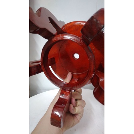 Đôn CHÒ GỖ TRÀM 5 Chân 2 cỡ .Nhỏ và lớn hơn Nhỏ.HÀNG ĐẸP.Cam kết giá rẻ trên thi trường