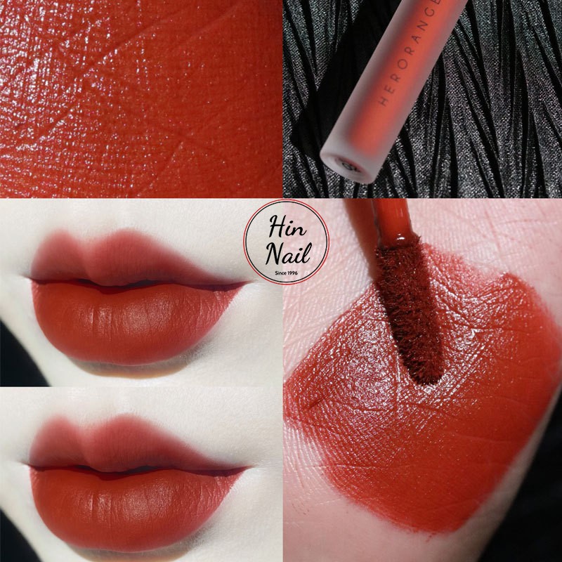 Son Kem Lì Hero Orange tông màu cổ điển lâu trôi không khô môi | BigBuy360 - bigbuy360.vn