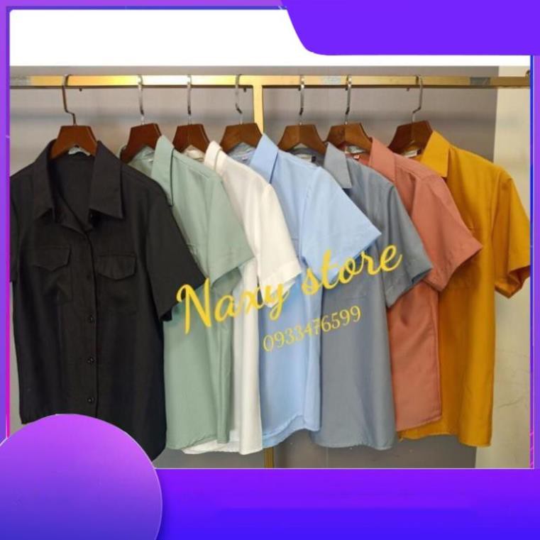 ✨✨ Áo sơ mi nữ tay cộc nhiều màu ( hình thật ở cuối)  ✨✨ | BigBuy360 - bigbuy360.vn