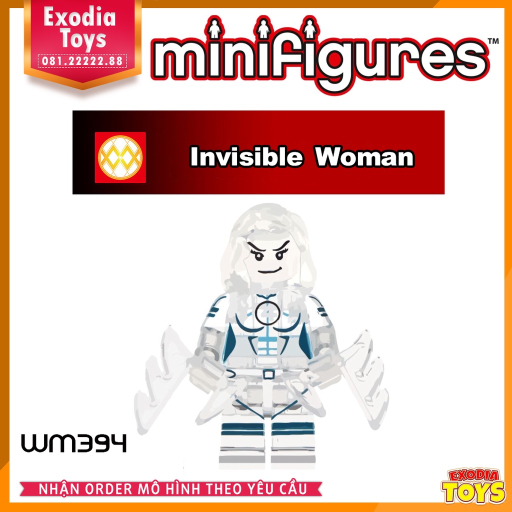 Xếp hình minifigure nhân vật siêu anh hùng Marvel + DC - Đồ Chơi Lắp Ghép Sáng Tạo - WM6014