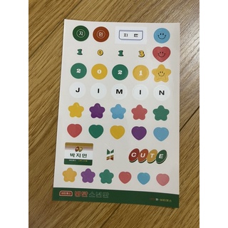 Set sticker trong bộ SSGT21 BTS