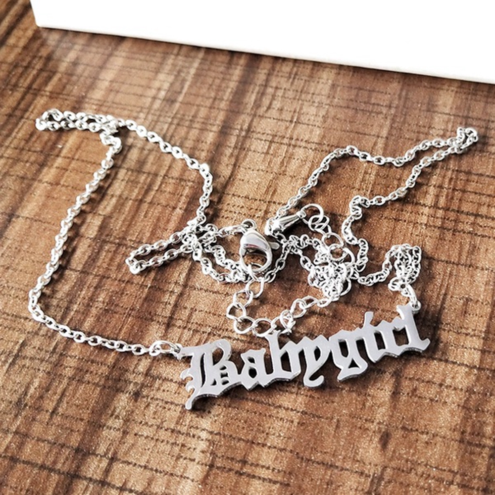 Vòng cổ Thép Không Gỉ Thời Trang Đáng Yêu Dành Cho Nữ