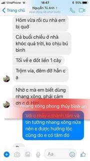 Nhang xông phong thuỷ bình an