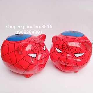 Lợn Đất / Heo Đất Tiết Kiệm nhân vật Spiderman có 3 size