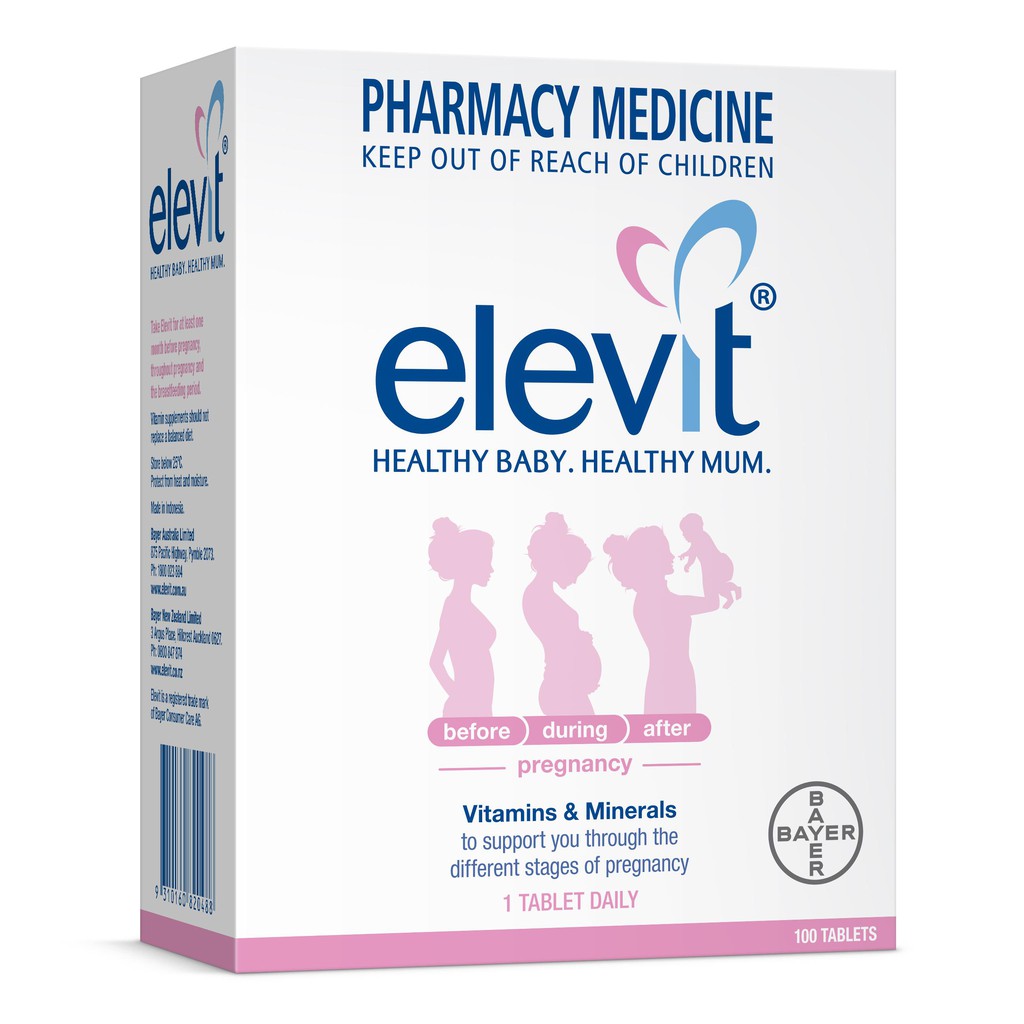 Viên tổng hợp Vitamin Elevit Úc