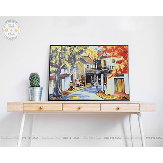 Tranh tô màu MS29 - Phố Phường