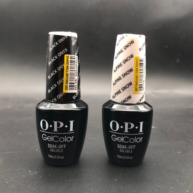 Sơn gel trắng đen opi