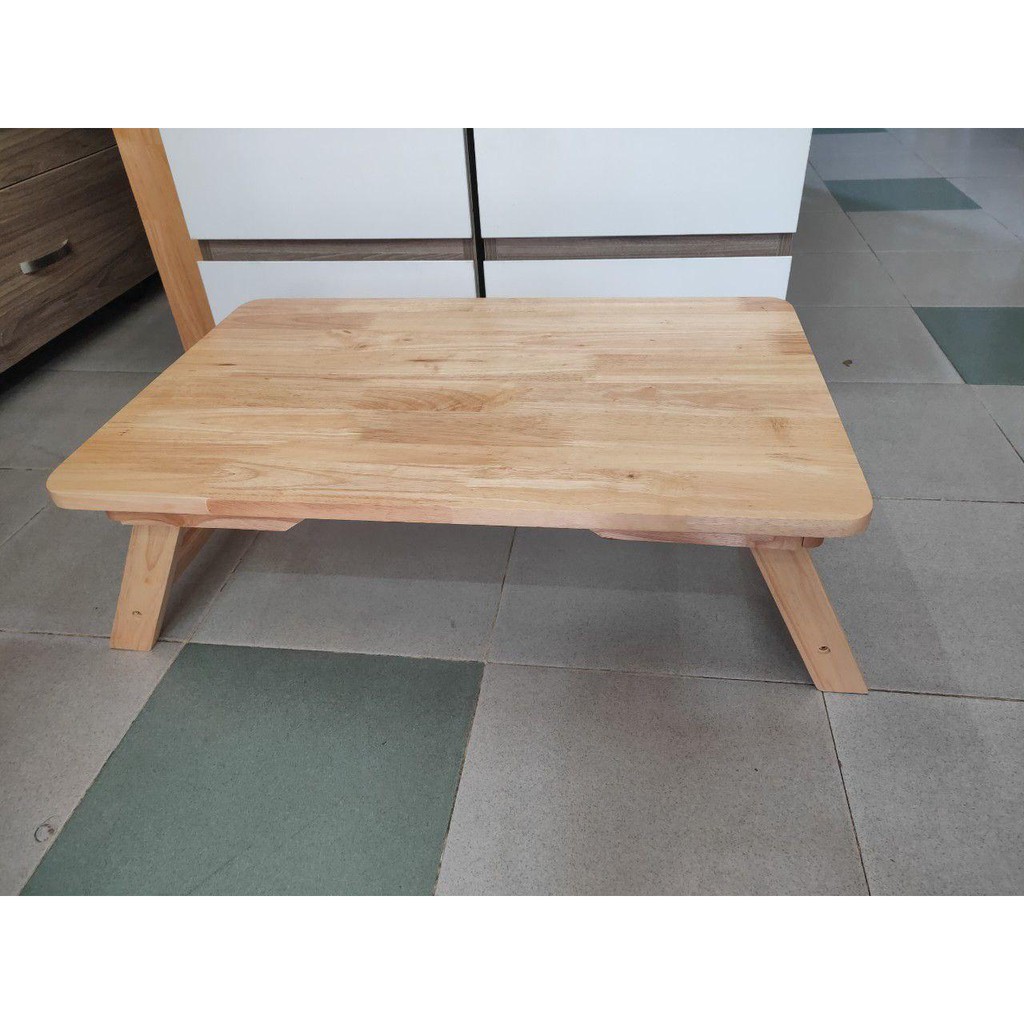 Bàn xếp gỗ SEA DECOR gâp gọn chân thang 40x60cm thiết kế phong cách bàn trà Nhật gỗ tự nhiên siêu bền