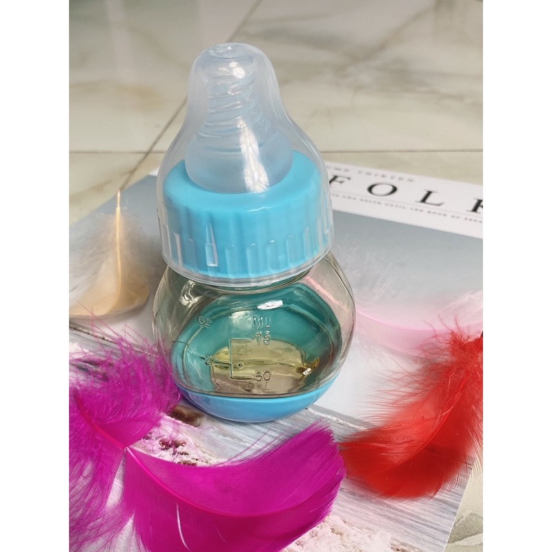 Bình sữa bình nước thân tròn BABUU BABY NHẬT BẢN 75ml