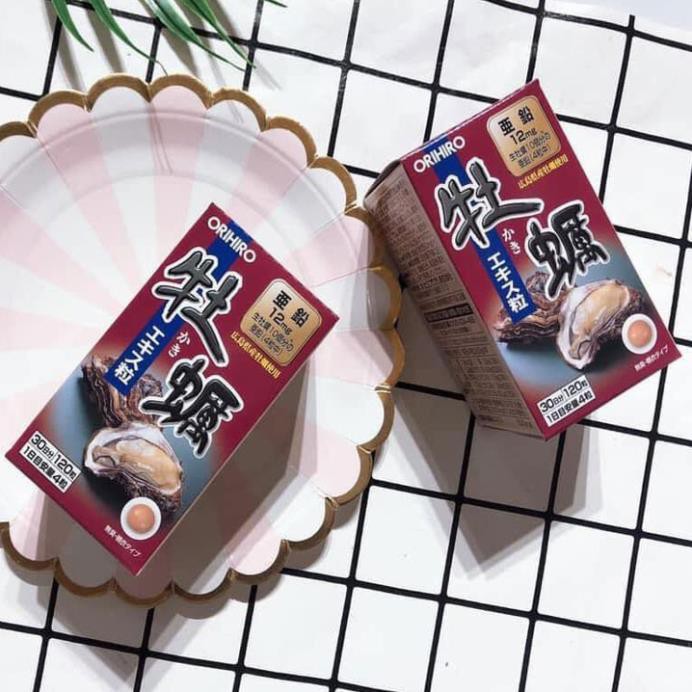 Tinh chất hàu tươi ORIHIRO 120 viên nội địa Nhật - Tăng cướng sinh lý nam, thải độc gan | Thế Giới Skin Care