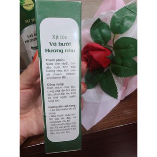 XỊT TÓC DINH DƯỠNG VỎ BƯỞI GREENBON