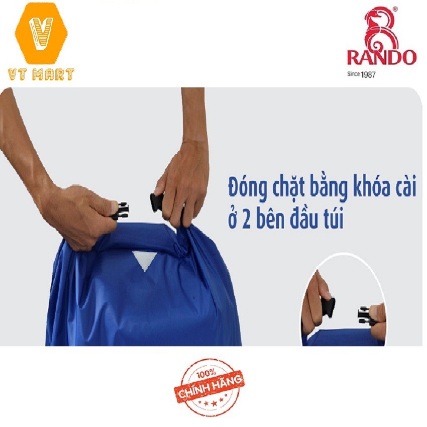 Túi chống nước Rando WaterLock  Giúp vật dụng của bạn luôn được an toàn khi đi đường vào mùa mưa bão.