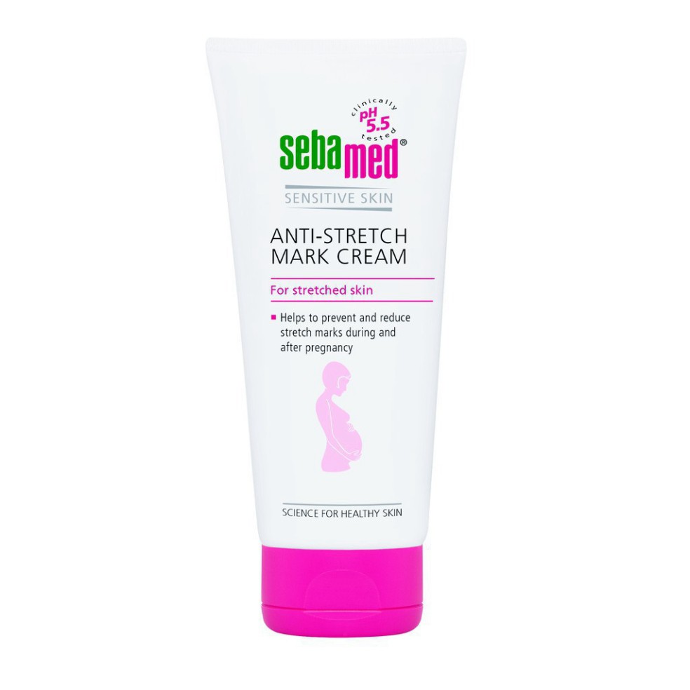 [CHÍNH HÃNG] Sebamed Kem Ngăn Ngừa Rạn Da Bà Bầu Anti-Stretch Mark Cream pH5.5 200ml