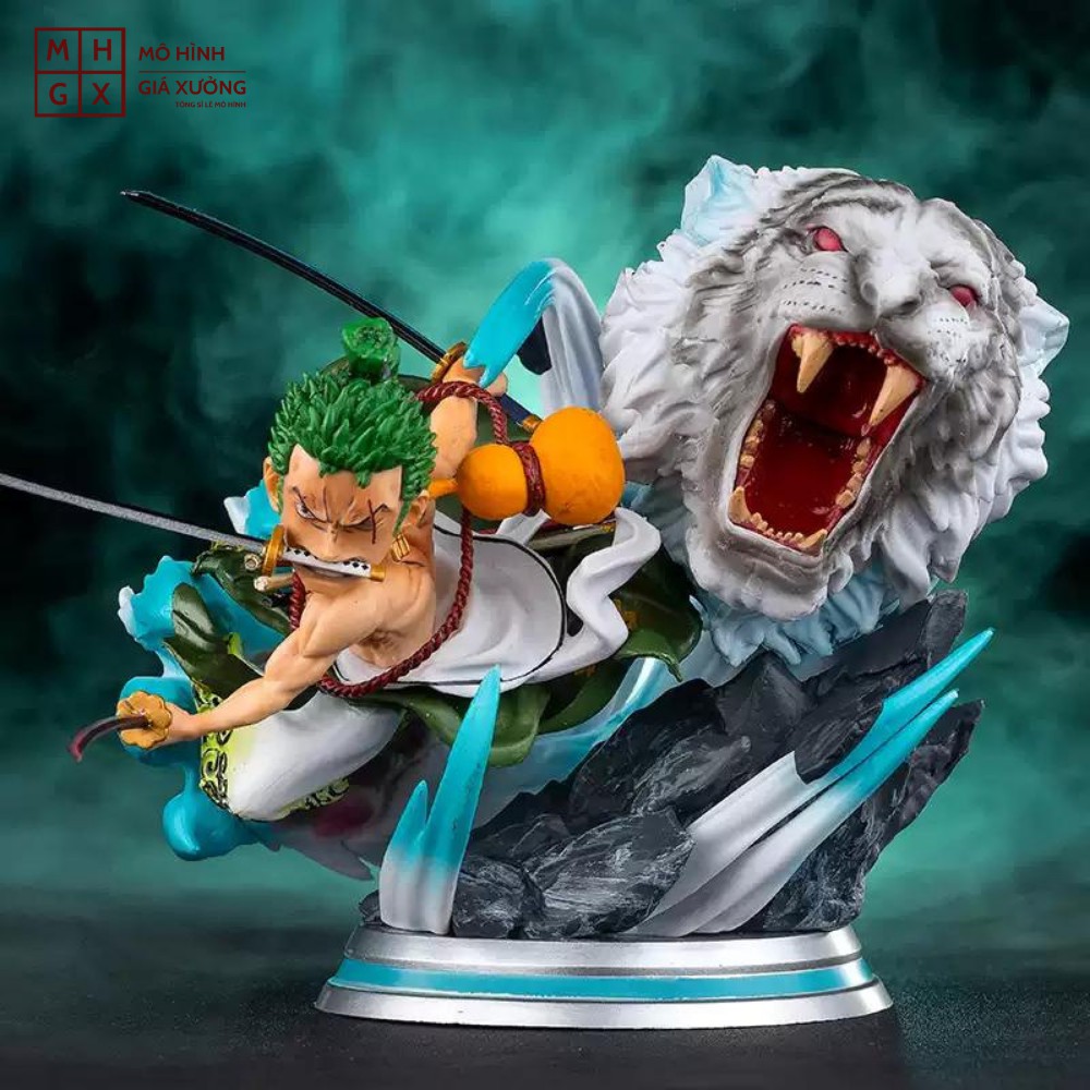 Mô hình Figure Roronoa Zoro 3000 Thế Giới Cao 14 cm - Trạng Thái Chiến Đấu - Figure Tượng One Piece