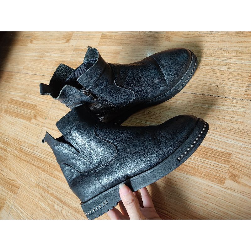 Bốt da thật size 37