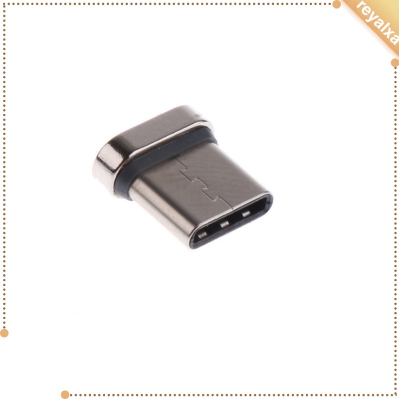 Aluminum USB Type C Magnetic Tip Convert Connector for Samsung Galaxy S8 NEW MacBook Laptop Silver