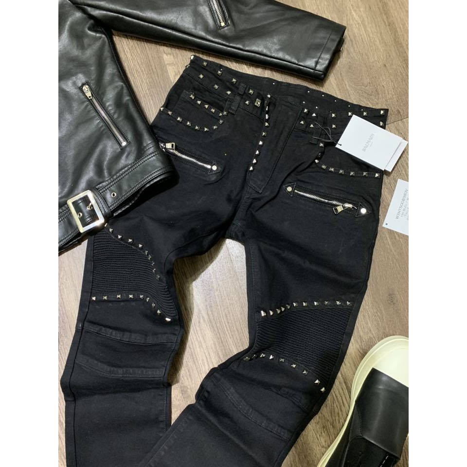 Quần jean thời trang siêu cấp Balmain Biker [ hot trend ]