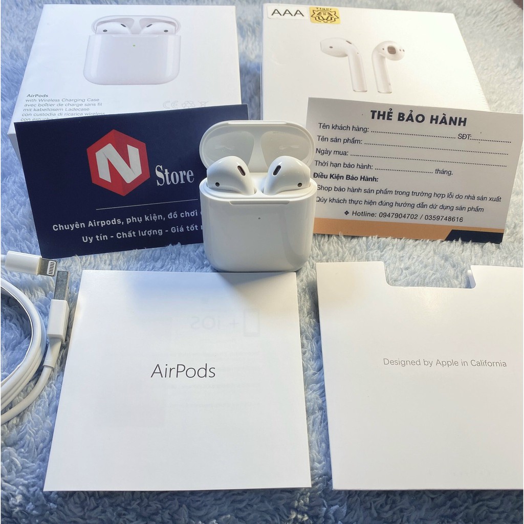 Tai Nghe Bluetooth AIRPOD 2 BẢN CAO CẤP- CẢM BIẾN HỒNG NGOẠI - PIN 5H - ĐỔI TÊN ĐỊNH VỊ CHECK IMEI         Ị