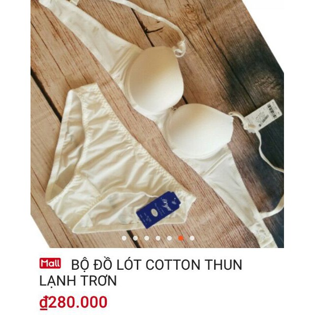 B522 Bộ Đồ Lót Trơn Mút Mỏng có gọng Hàng Việt Nam Xuất chính Hãng Boya