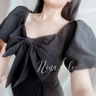 Sét peplum nơ bigsize Kim Ngân từ 50kg đến 100kg (M/L/XL/XXL)