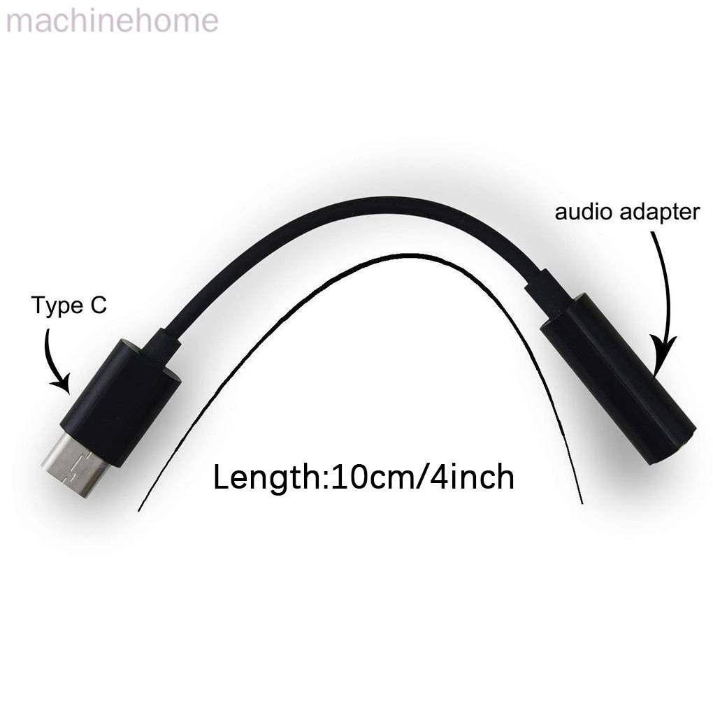 Cáp Chuyển Đổi Âm Thanh Type C Sang 3.5mm Dài 10cm Cho Thiết Bị Xiaomi