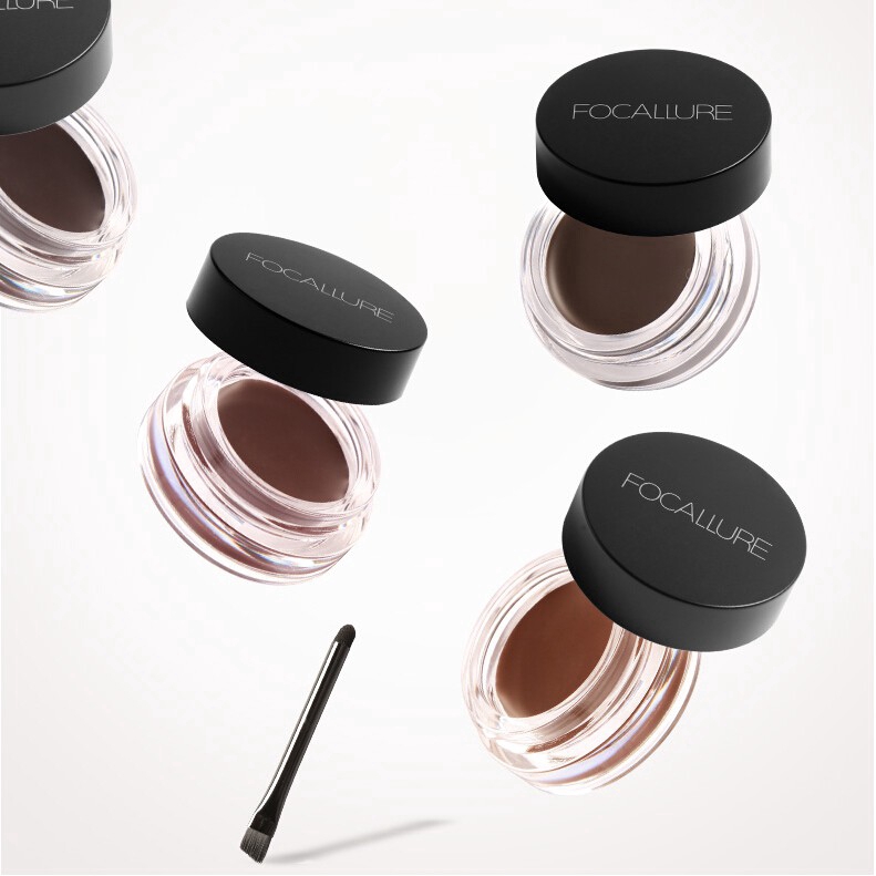 [Hàng mới về] Hộp gel vẽ chân mày Focallure chống thấm kèm cọ tiện dụng | BigBuy360 - bigbuy360.vn