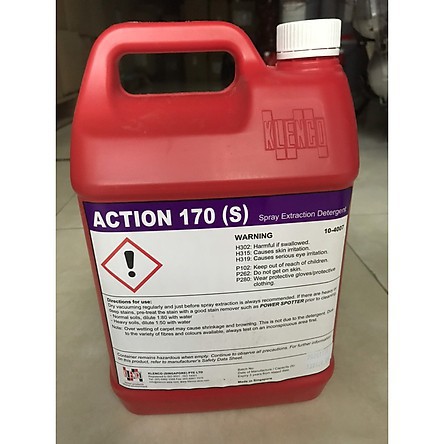 Action 170S - Nước giặt thảm, ghế Sofa  5lit KLENCO