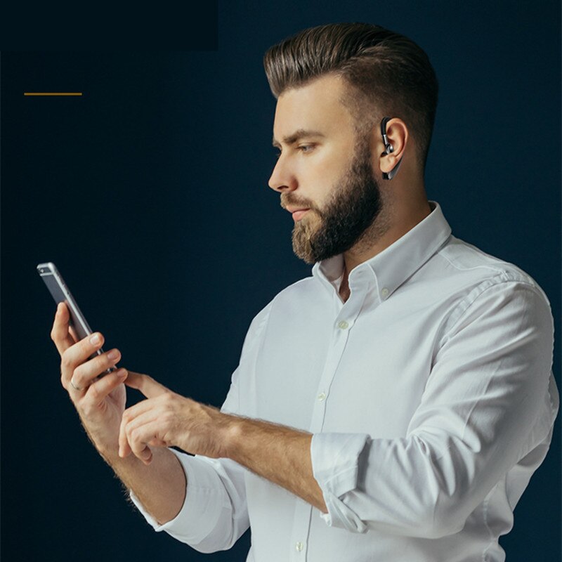 Tai Nghe Bluetooth Không Dây S109 V5.0 Phong Cách Doanh Nhân Tích Hợp Mic Cho xiaomi