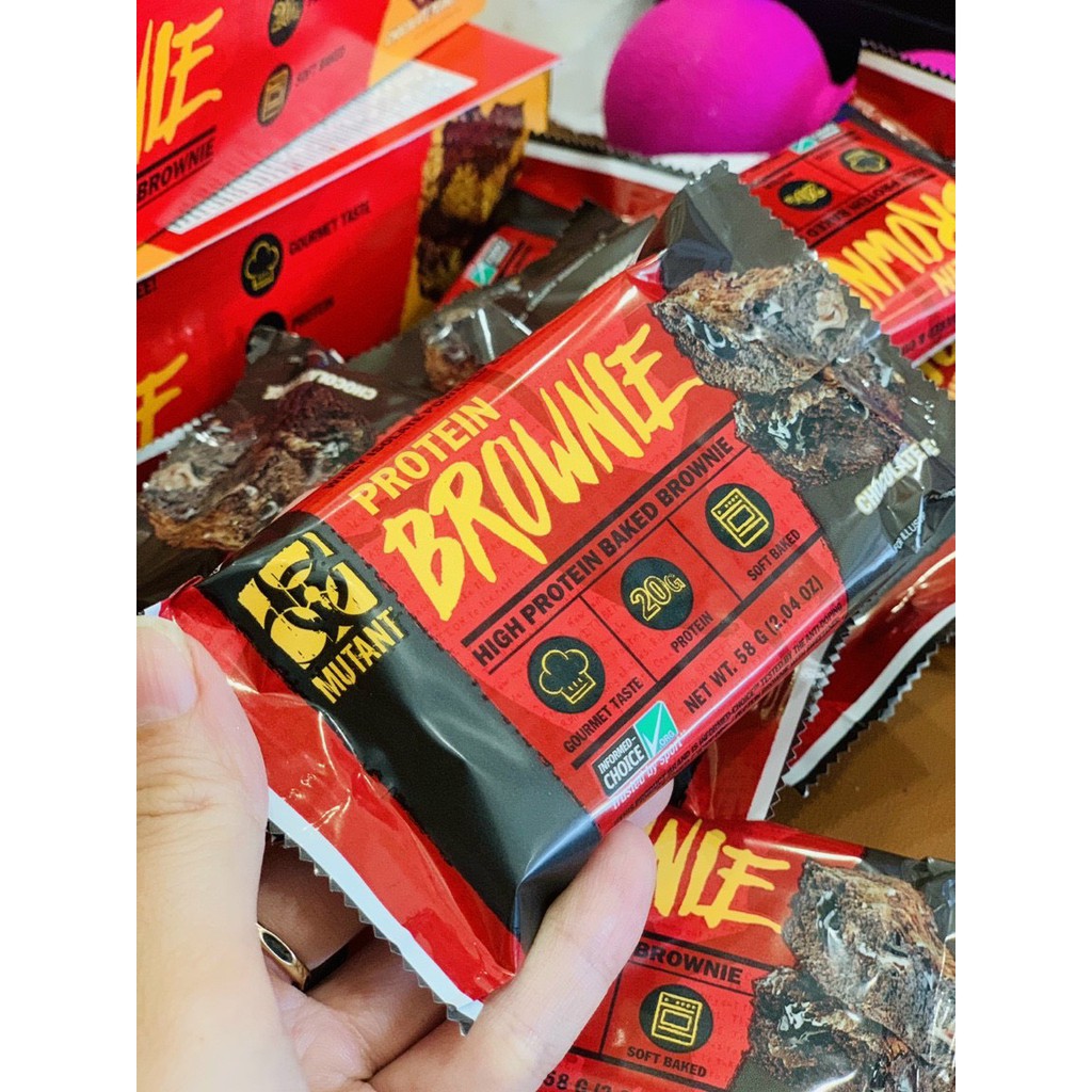 Bánh Mutant Protein Bar Brownie (12 thanh) nhập khẩu