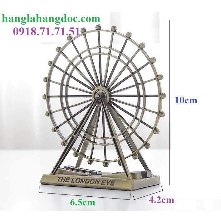 Mô hình vòng quay thiên niên kỷ London Eye thu nhỏ 10cm