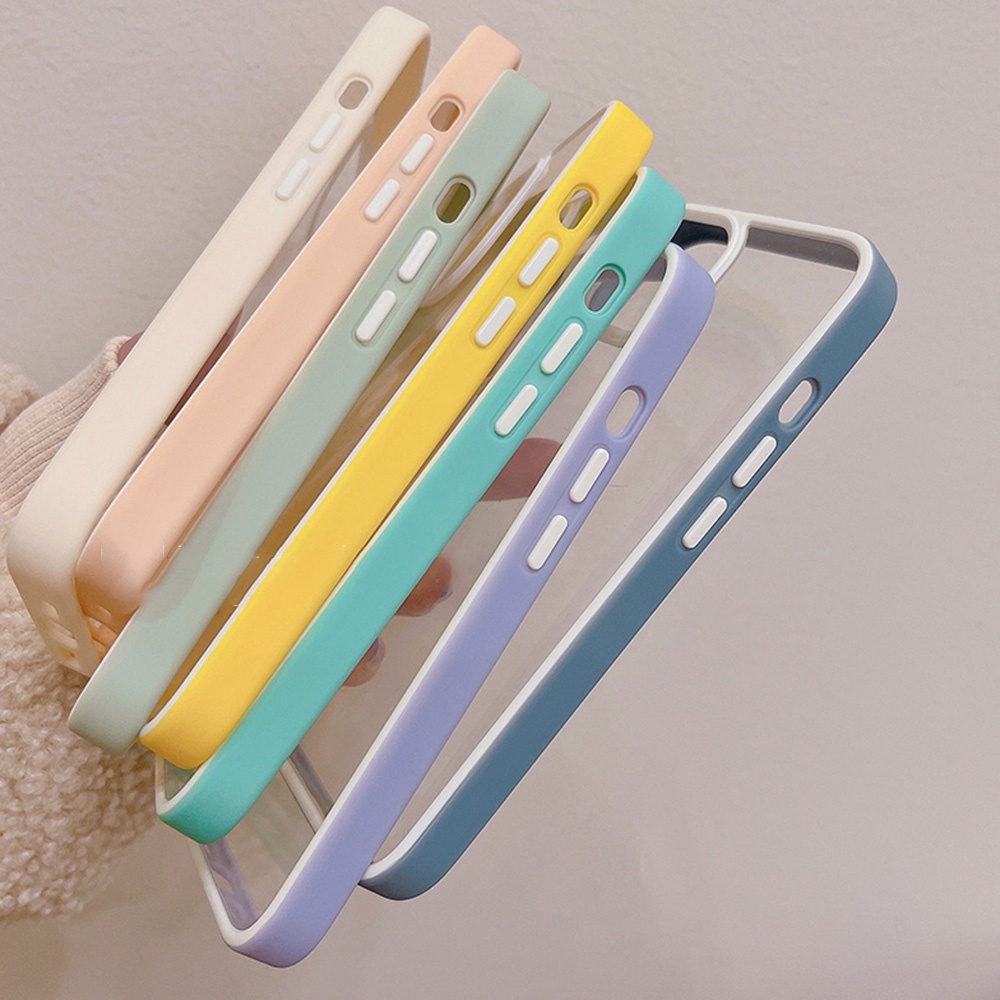 Ốp Điện Thoại TPU Mềm Trong Suốt Chống Sốc Chống Bụi Cho IPhone 14 13 12 11 Pro Max X XR 8 7 Plus