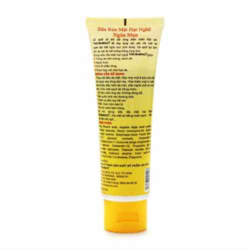 SỮA RỬA MẶT HẠT NGHỆ NGỪA MỤN THORAKAO 100g
