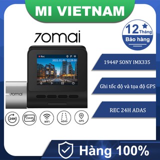 hành trình Quốc tế 70mai Camera Dash Cam Pro / Plus A500 HD 1944p Car DVR SONY IMX335 Sensor 140° Wide Angle