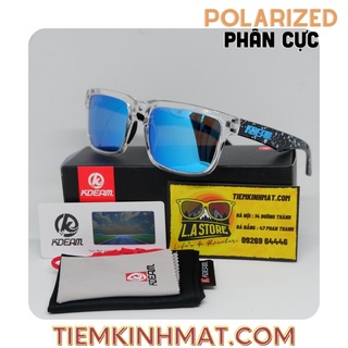 Kính râm phân cực - siêu nhẹ - kdeam - đen xanh