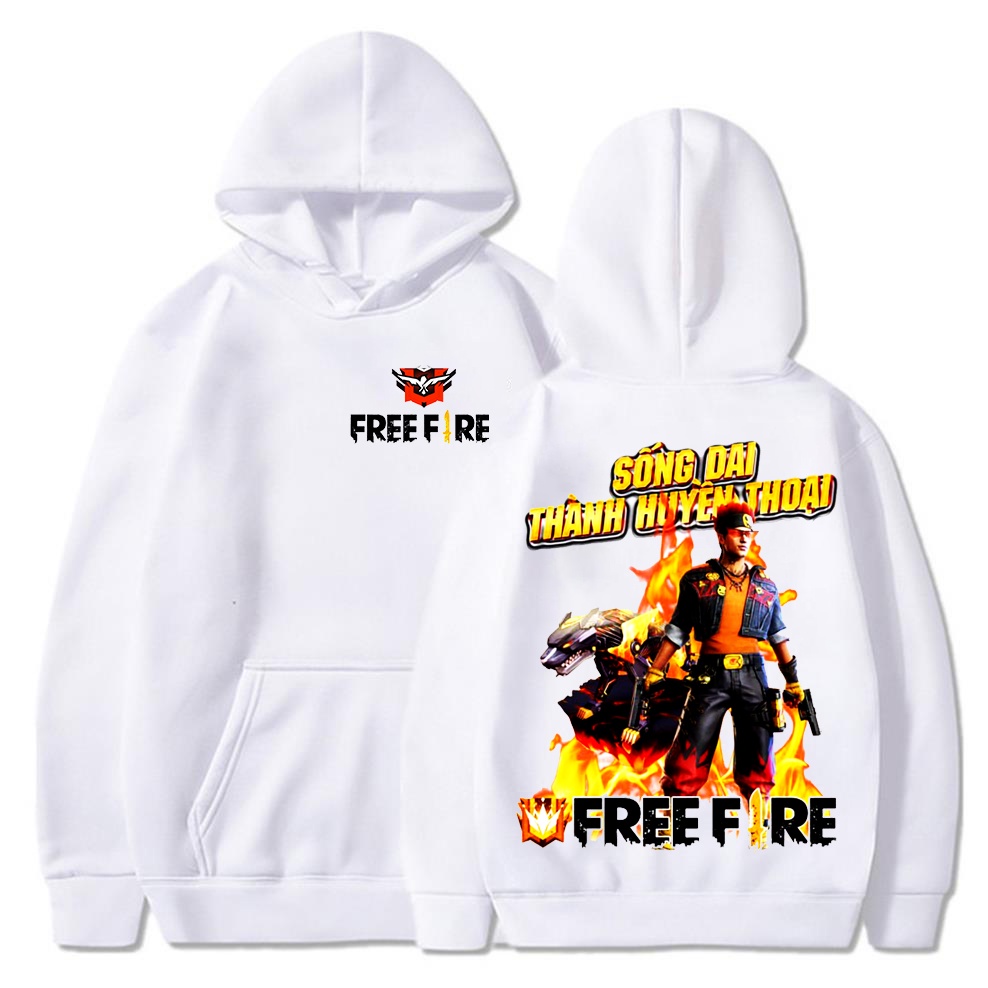 Áo Free Fire - BST ÁO HOODIE in hình Rank Đại Kiện Tướng - Quỷ Kiếm - Hayato - Khủng Long cực hot