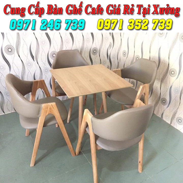 Ghế gỗ cafe song tiện đẹp rẻ