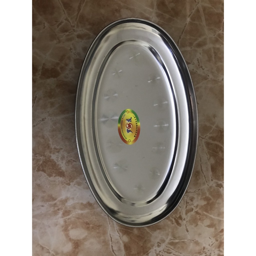 Đĩa inox bầu dục