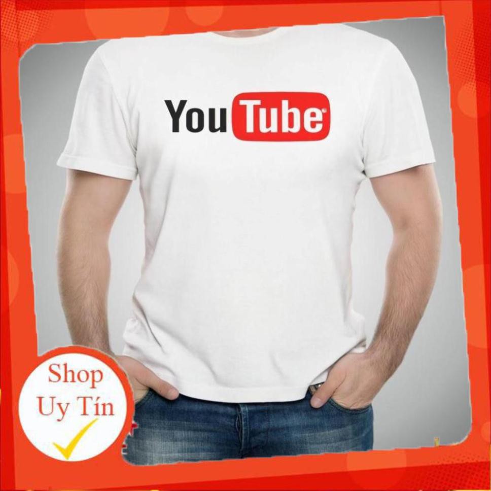 [YÊU THÍCH] Áo thun Youtube mtt63 [MÀU TRẮNG]