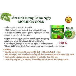 [Chính hãng] Cốm dinh dưỡng chùm ngây moringa gold