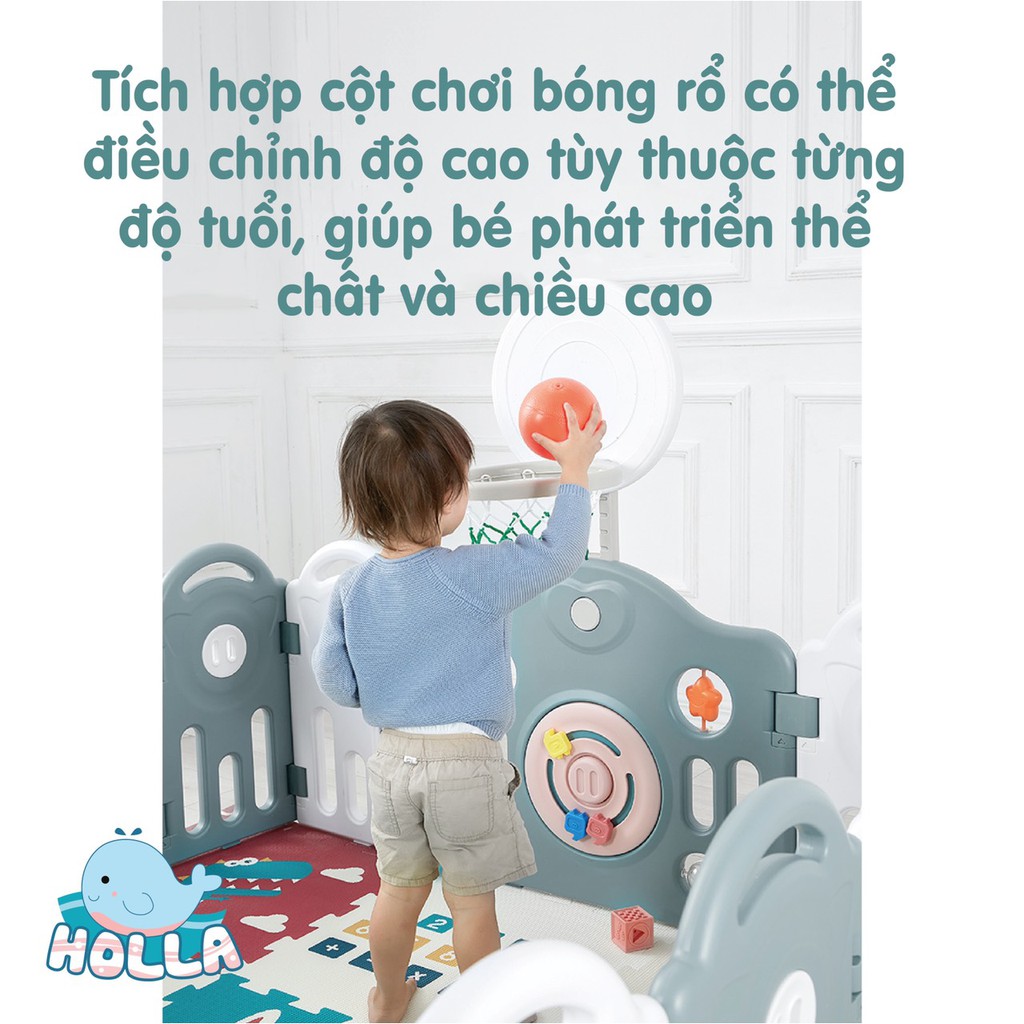 Bộ quây cũi  trơn đồ chơi Holla Heo mẫu mới nhất năm 2021