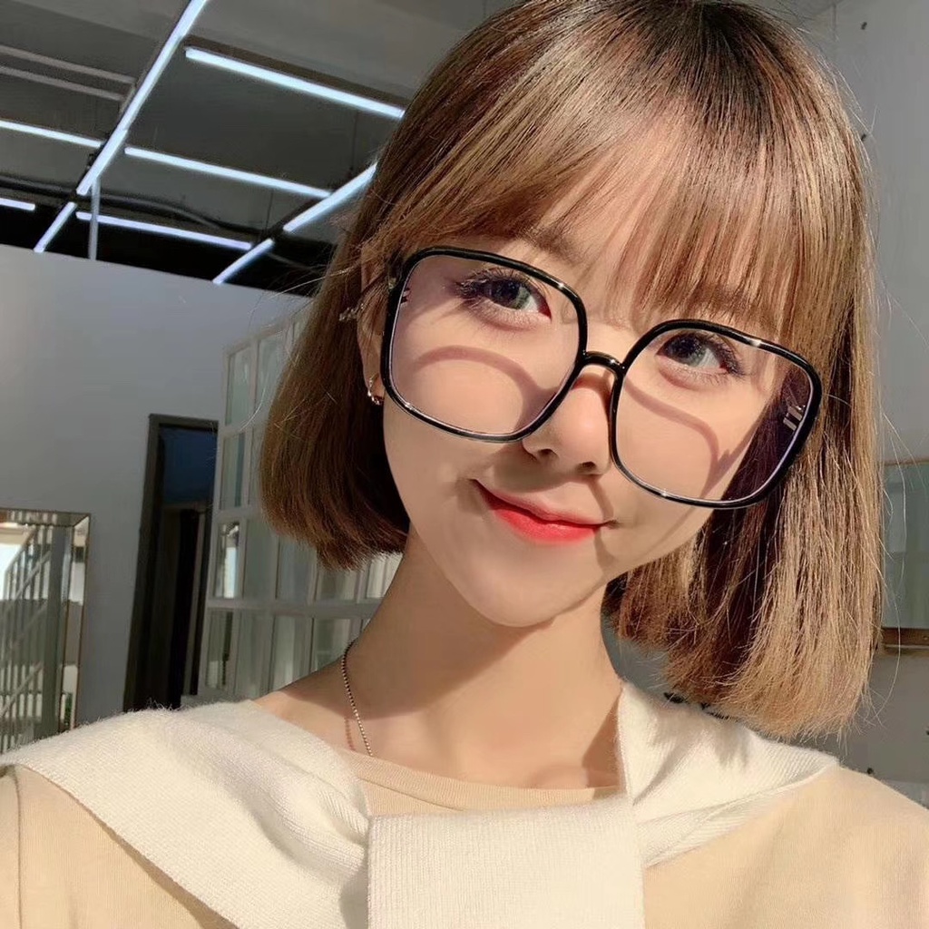 Kính Không độ nam nữ chống tia bức xạ UV phong cách Hàn Quốc KI11