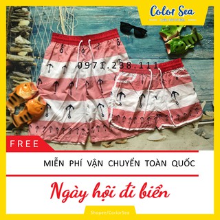 Quần đôi nam nữ đi biển mẫu mới