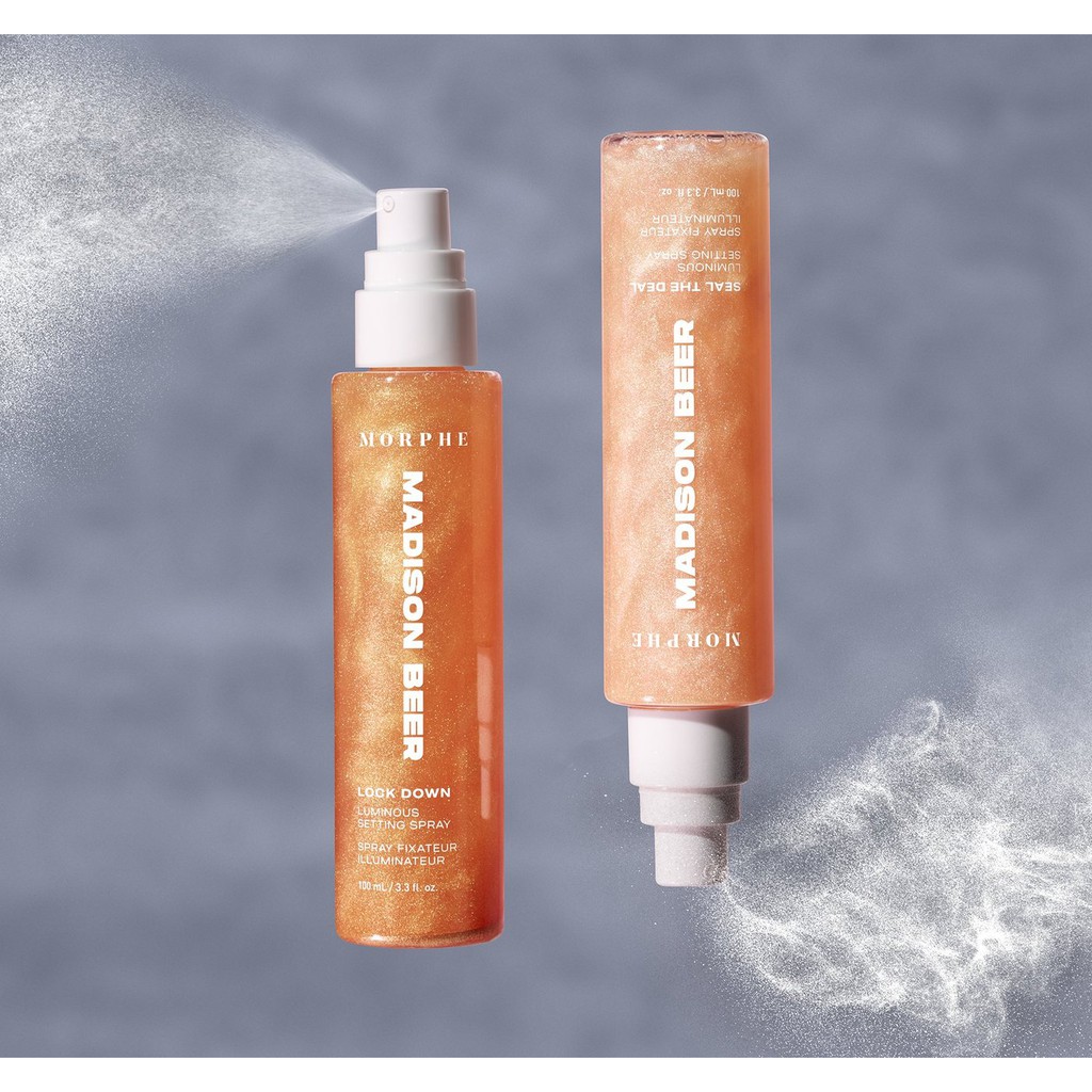 Xịt Khoá Make Up Có Nhũ Morphe Madison Beer Luminous Setting Spray 100ml | BigBuy360 - bigbuy360.vn