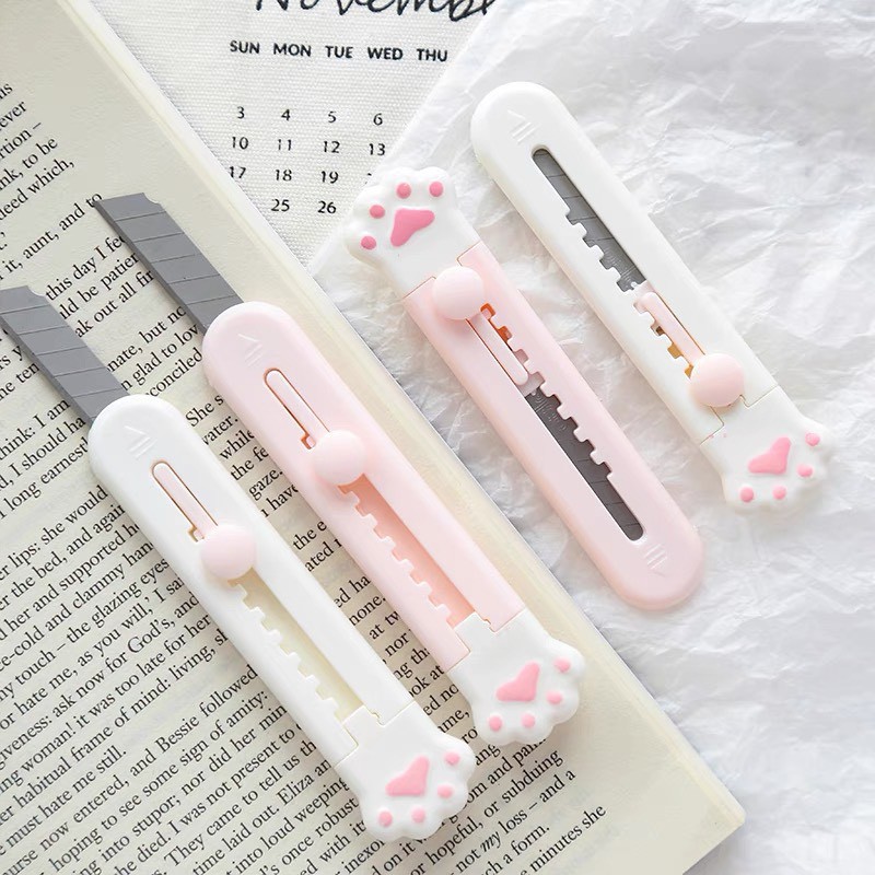 Dao rọc giấy unbox hàng mini, cắt tỉa washi tape sticker tiện dụng