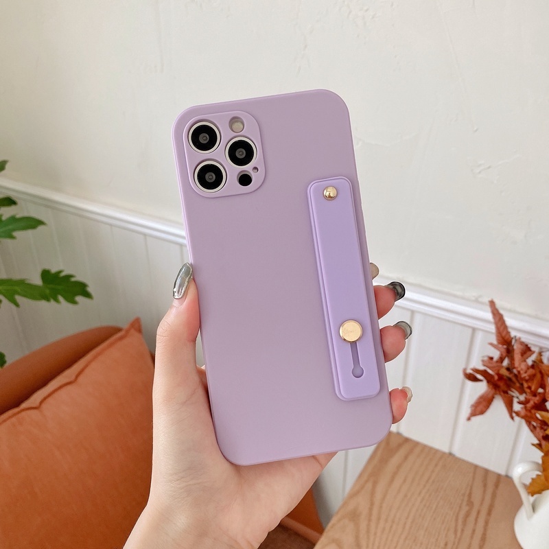 Ốp Điện Thoại Silicon Có Giá Đỡ Cho iPhone 13 12 11 Pro MAX XS X XR XS MAX 7 8 Plus