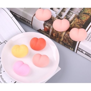 Squishy đào mông mochi DCBM2 Dễ Thương mềm mại bóp đã tay cute dán trang trí ốp