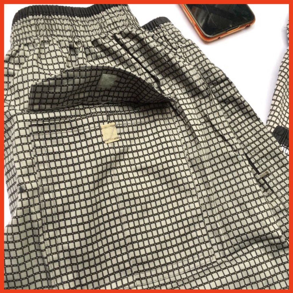 Quần đùi nam từ 50-80kg Quần lửng nam vải kate mềm đẹp - NHIỀU HỌA TIẾT CARO - QDN24 cao cấp